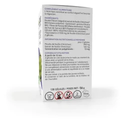 Arkogélules artichaut Arkopharma - boite de 130 gélules