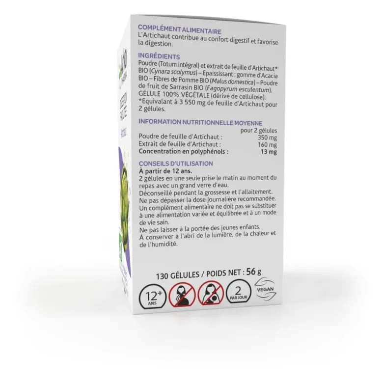 Arkogélules artichaut Arkopharma - boite de 130 gélules