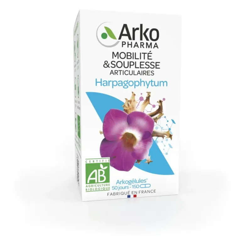 Arkogélules Harpagophytum bio Arkopharma