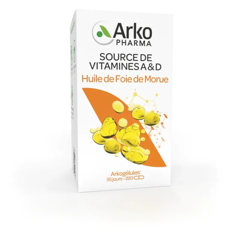 Arkogélules huile de foie de morue Arkopharma