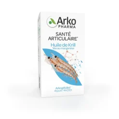 Arkogélules huile de krill manganèse Arkopharma - boîte de 45 gélules