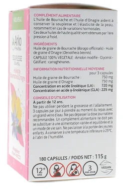 Arkogélules Huile d'onagre et bourrache Arkopharma - pot de 180 gélules