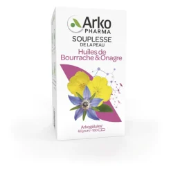 Arkogélules Huile d'onagre et bourrache Arkopharma - pot de 180 gélules