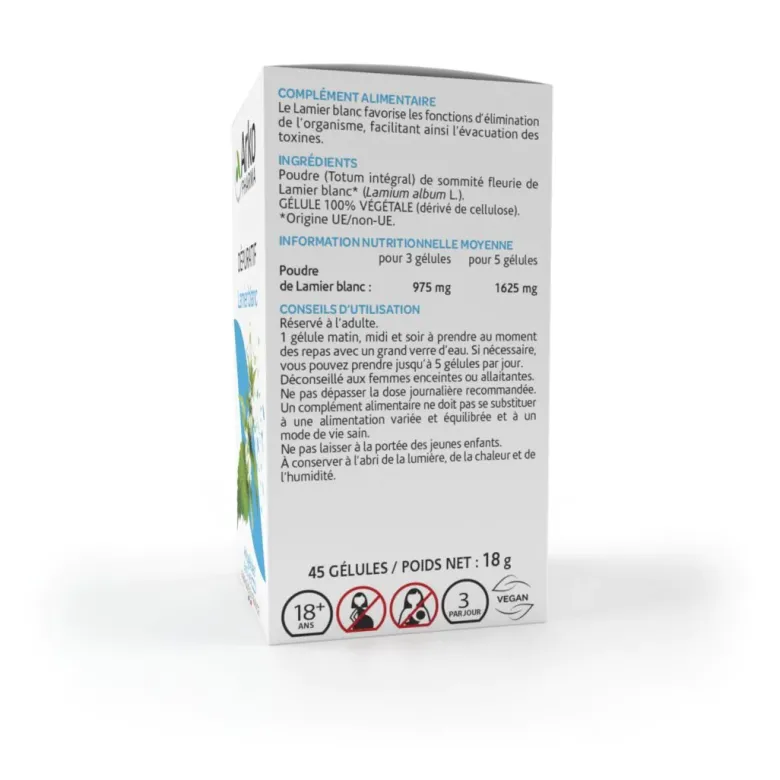 Arkogélules Lamier blanc Arkopharma - boîte de 45 gélules