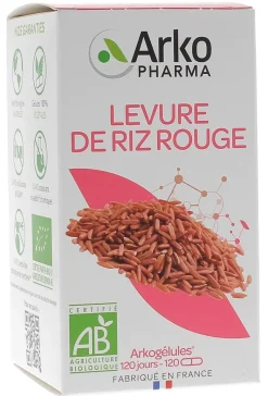 Arkogélules Levure de riz rouge bio Arkopharma