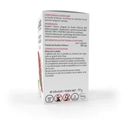 Arkogélules Olivier bio pression sanguine Arkopharma - boite de 45 gélules