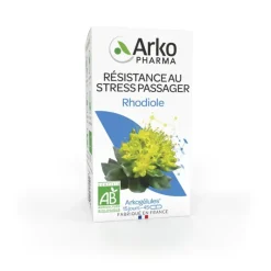 Arkogélules Rhodiole stress passager bio Arkopharma - boîte de 45 gélules