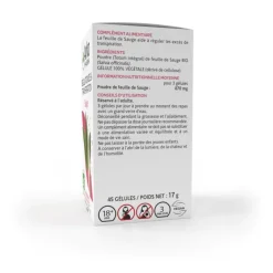 Arkogélules Sauge bio Arkopharma - boite de 45 gélules
