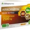 ArkoRoyal Gelée royale bio 2500mg Arkopharma - boîte de 20 ampoules