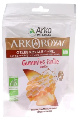 ArkoRoyal Gummies famille bio Arkopharma - sachet de 60 gummies