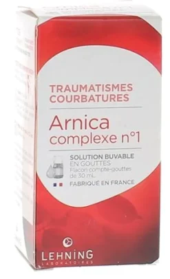 Arnica complexe n° 01 solution buvable en gouttes Lehning - flacon de 30 ml