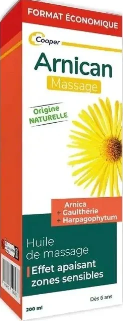 Arnican huile de massage Cooper