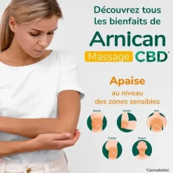 Arnican Massage CBD Crème de massage Cooper - tube de 60ml