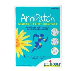 Arnipatch apaisant et effet chauffant Boiron – 5 patchs 10x12cm