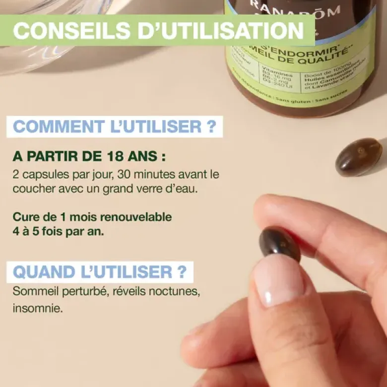 Aromaboost Sleep sommeil Pranarôm - pot de 60 capsules