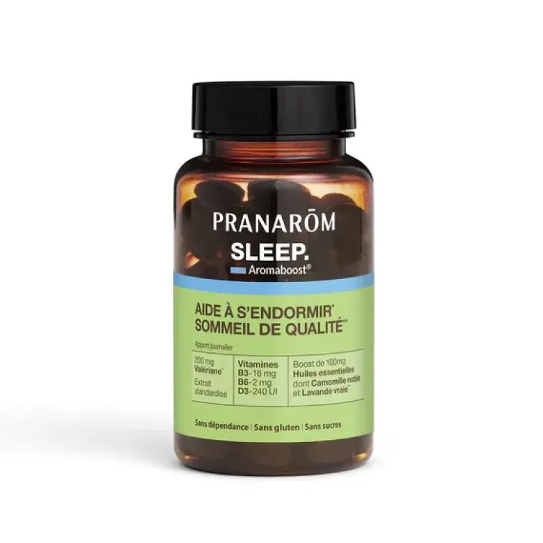 Aromaboost Sleep sommeil Pranarôm - pot de 60 capsules