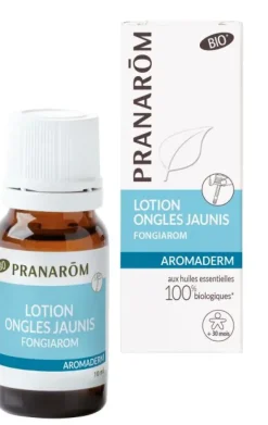 Aromaderm lotion ongles jaunis Pranarôm - flacon de 10 ml
