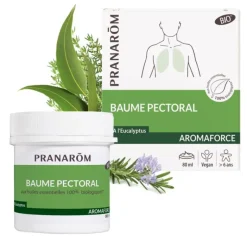 Aromaforce Baume Pectoral BIO Pranarôm - pot de 80 ml
