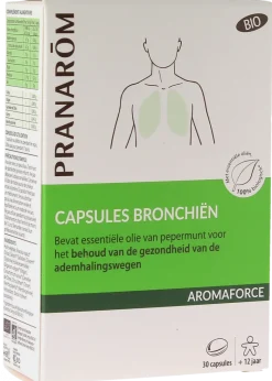 Aromaforce Capsules bronches bio Pranarôm - boîte de 30 capsules
