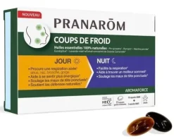 Aromaforce coup de froid jour/nuit Pranarom - boîte de 15 capsules