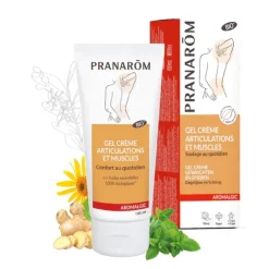 Aromalgic gel crème articulations et muscles bio Pranarôm - tube de 100 ml