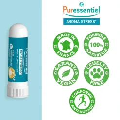 Aroma Stress Inhaleur aux 5 huiles essentielles Puressentiel - inhaleur de 1 ml