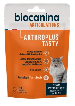 Arthroplus Tasty Chats et très petits chiens Biocanina - sachet de 30 bouchées appétentes