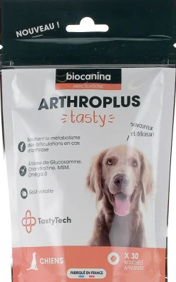 Arthroplus Tasty chiens Biocanina - sachet de 30 bouchées appétentes