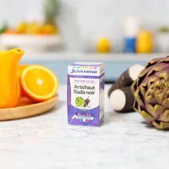 Artichaut Radis Noir Bien-être du foie Juvamine - boîte de 50 gélules