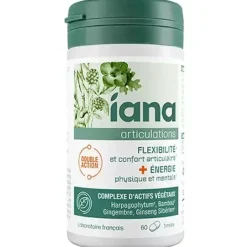 Articulations flexibilité et énergie Iana - pot de 60 comprimés