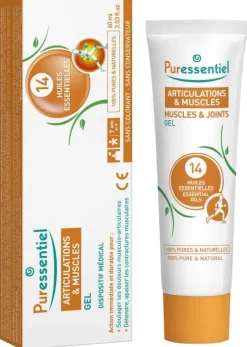Articulations & Muscles Gel aux 14 huiles essentielles Puressentiel - tube de 60 ml