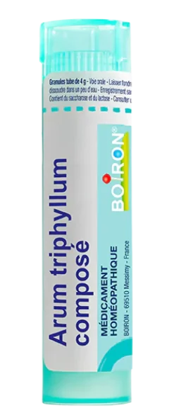 ARUM TRIPHYLLUM COMPOSE granules Boiron - Tube 4 g