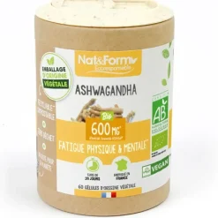 Ashwagandha Nat&Form - boite de 60 gélules