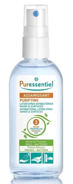 Assainissant Spray antibactérien mains et surfaces Puressentiel