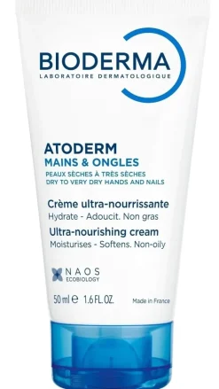 Atoderm Crème ultra-nourrissante mains & ongles Bioderma - tube de 50 ml
