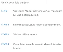 Atoderm intensive gel moussant nettoyant surgras Bioderma - flacon-pompe de 500 ml
