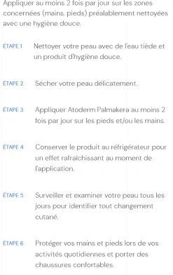 Atoderm Palmakera Soin lissant apaisant Bioderma - tube de 100 ml