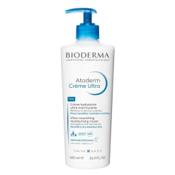 Atoderm Ultra crème nourrissante parfumée Bioderma - flacon-pompe de 500 ml