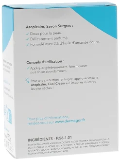 Atopicalm Savon surgras peaux sèches Dermagor - pain de 150 g