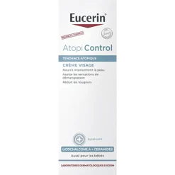 Atopicontrol crème visage Eucerin - tube de 50ml