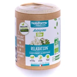 Aubépine Bio Ecoresponsable Nat&Form - boite de 200 gélules