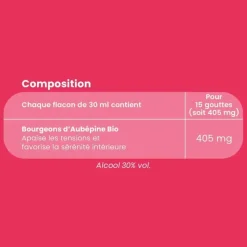 Aubépine bio Santarome - flacon de 30ml