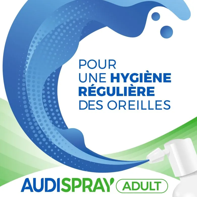 Audispray adultes hygiène de l'oreille - spray auriculaire 50 ml