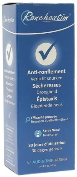 Audistim Ronchostim anti-ronflement spray nasal AudistimPharma - spray de 30 ml