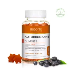 Autobronzant gummies Biocyte - pot de 60 gommes