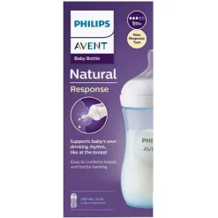 Avent Natural Response biberon bleu Philips - biberon de 260ml