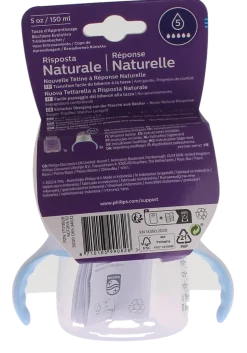 Avent natural response tasse d'apprentissage 6 mois et + Philips - tasse de 150ml