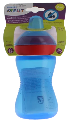 Avent tasse à bec souple bleu 9 mois et + Philips - tasse de 300ml