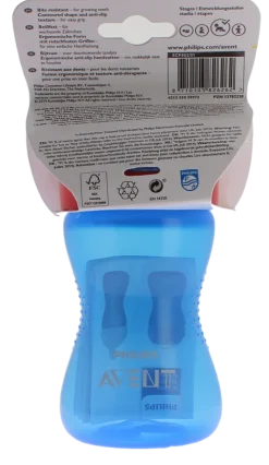 Avent tasse à bec souple bleu 9 mois et + Philips - tasse de 300ml