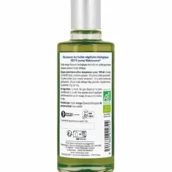 Avocat bio huile 100% pure nourrissante Natessance - flacon de 100ml